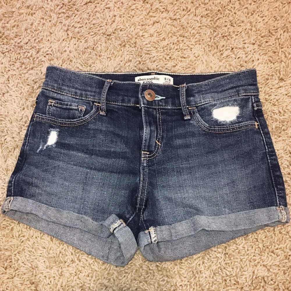 Abercrombie kids denim shorts